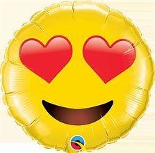 Pkg Heart Emoji Face 28"